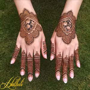 Arabic Butterfly Wing mehndi design for foot — radiant henna pattern