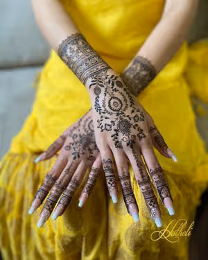 Arabic Floral Vine mehndi design for arm — gorgeous henna pattern