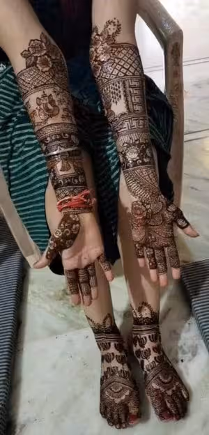 Mandala Ring Pattern mehndi design for full hand — gorgeous henna pattern