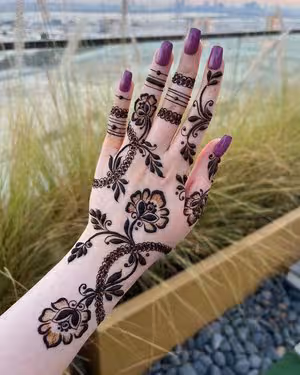Arabic Mehndi Designs pattern 584
