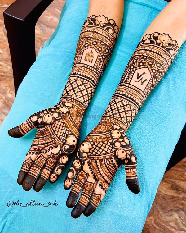 Simple Mehndi Designs pattern 130