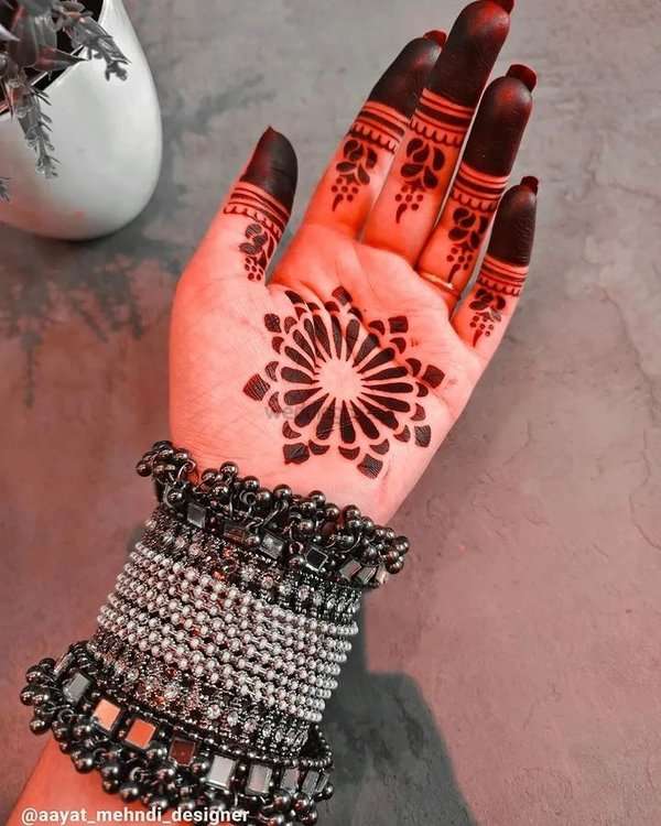 Floral Mehndi Design 66