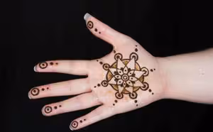 Kids Mehndi Designs pattern 42