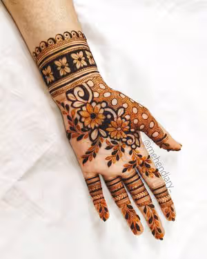 Moroccan Mehndi Designs pattern 448