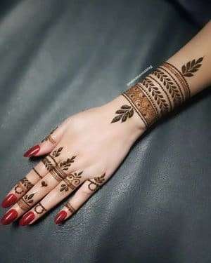 Floral Mehndi Designs pattern 127