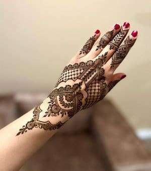 Geometric Mehndi Designs pattern 744