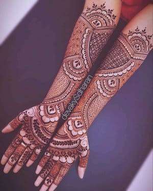 Moroccan Mehndi Designs pattern 204