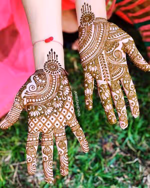 Kids Mehndi Designs pattern 526
