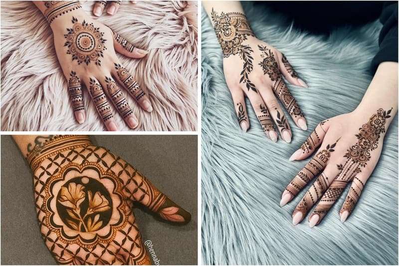 Minimal Ring Pattern mehndi design for arm — contemporary henna pattern