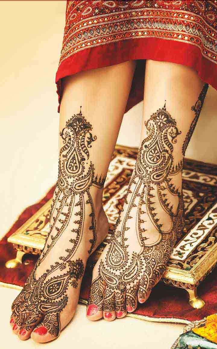 Full Hand Ring Pattern mehndi design for front hand — sophisticated henna pattern