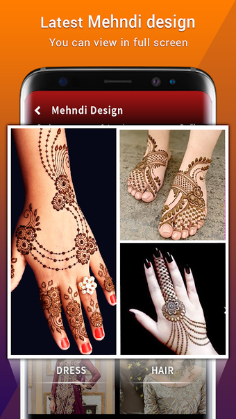Modern Bridal Henna Look #25