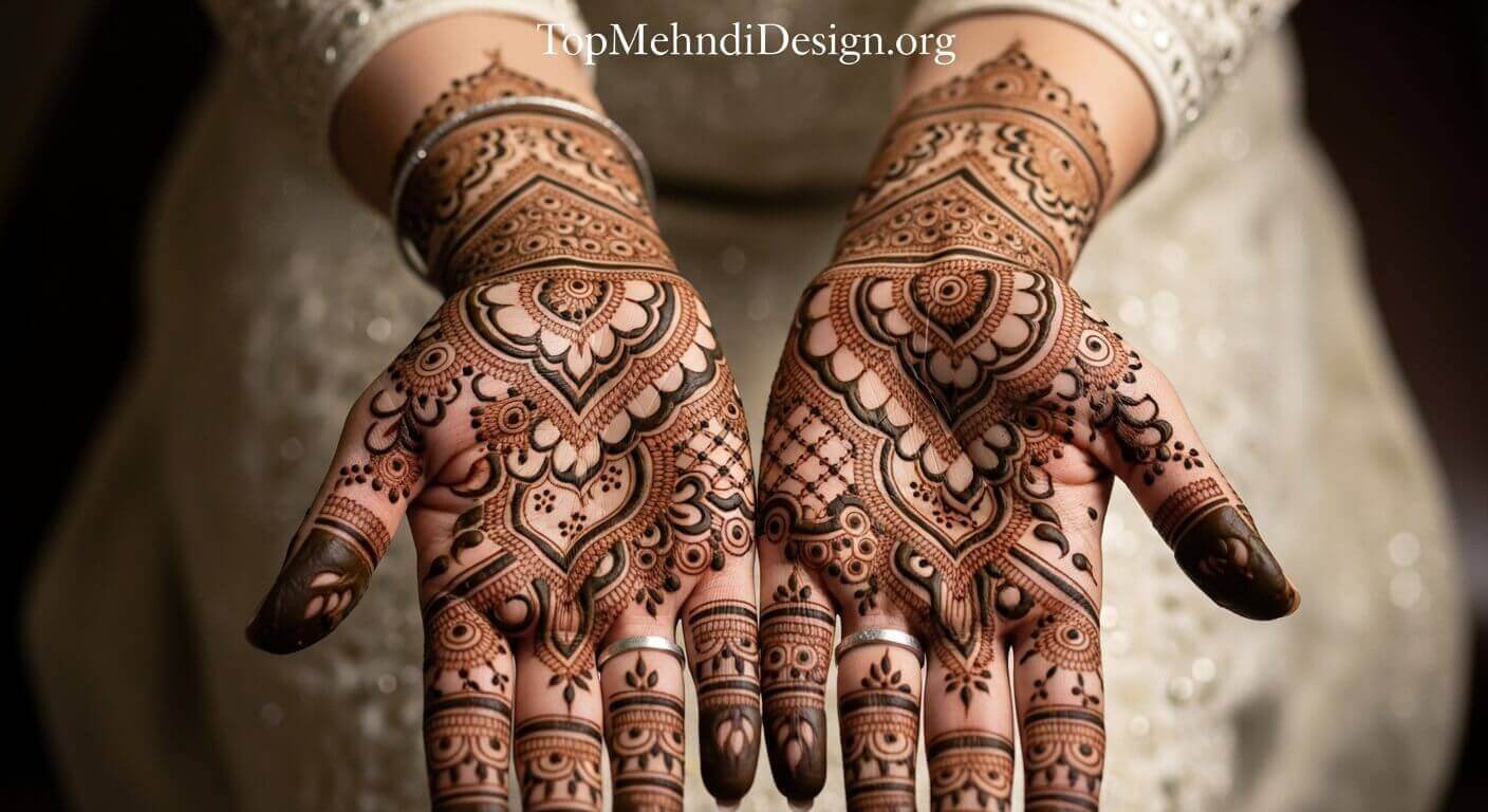 Exquisite Bridal Mehndi Design #41