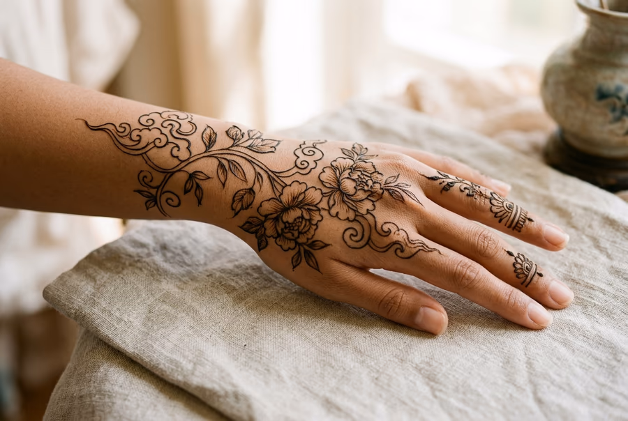 Chinese Mehndi Designs: Elegant Henna Ideas Inspired by Chinese Art & Culture