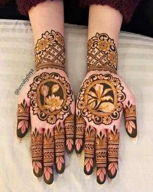 Bridal Mehndi Designs pattern 723