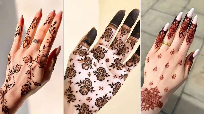 Moroccan Dotwork mehndi design for back hand — stunning henna pattern