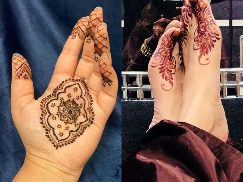 Gulf Leaf Trail mehndi design for back hand — radiant henna pattern