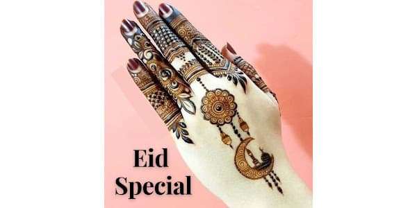 Eid Circular Medallion mehndi design for back hand — elegant henna pattern