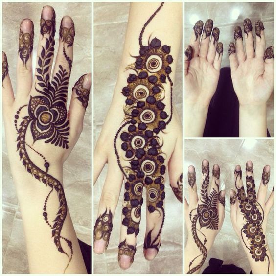 Stunning Eid Henna Design #32