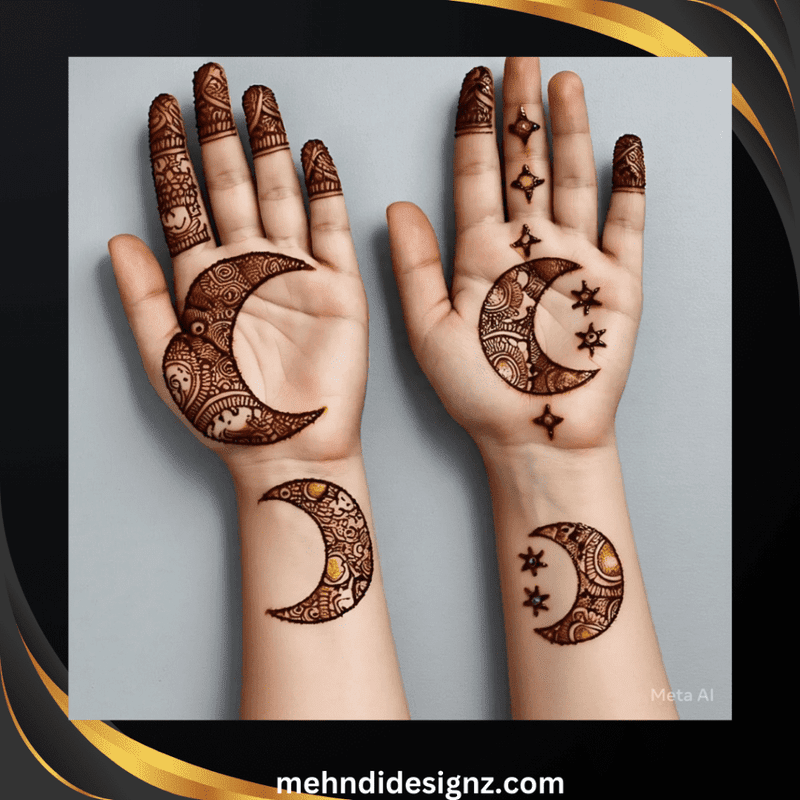 Geometric Eid Mehndi #48