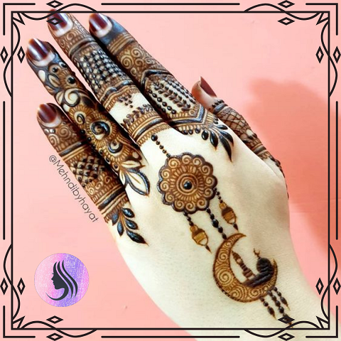 Intricate Eid Henna #49
