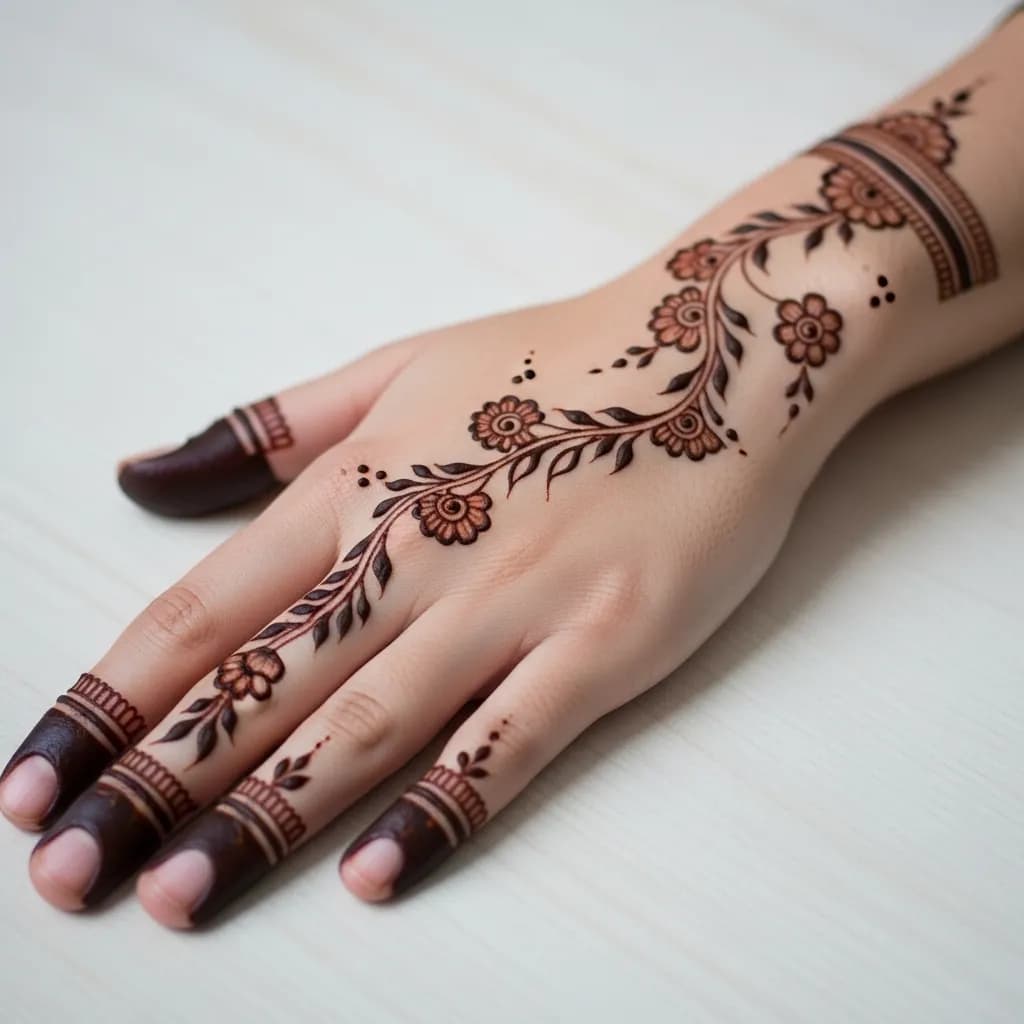 Bridal-Inspired Eid Mehndi #55