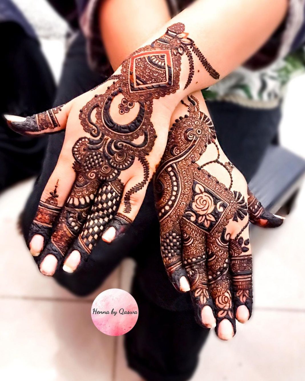 Geometric Eid Mehndi #58