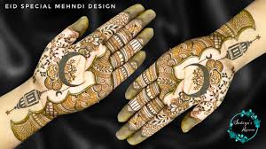 Floral Eid Mehndi Art #74