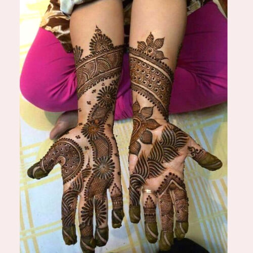 Geometric Eid Mehndi #98