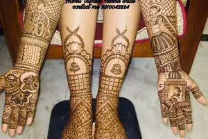 Back Hand Wave Pattern mehndi design for back hand — captivating henna pattern