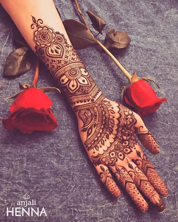 Moroccan Mehndi Designs pattern 408